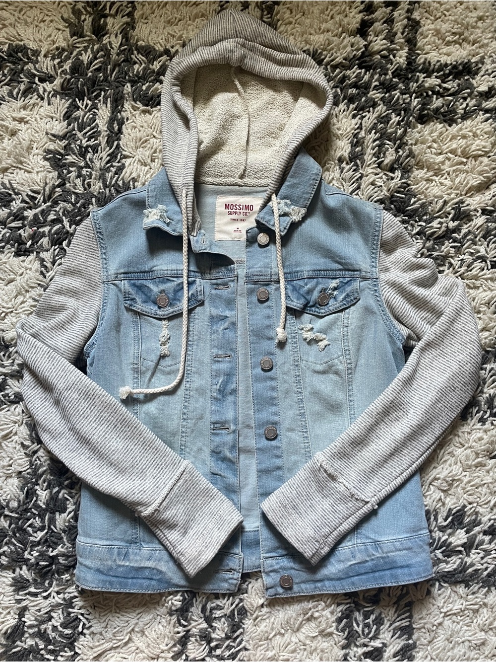 Mossimo Supply Co. Hooded Denim Jacket – Women's Medium